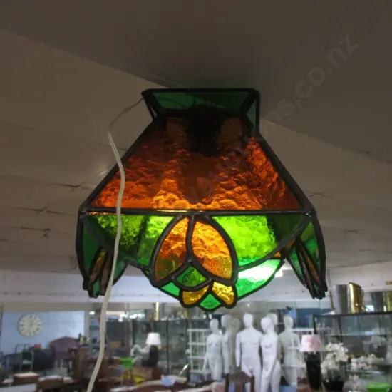Leadlight Hanging Light