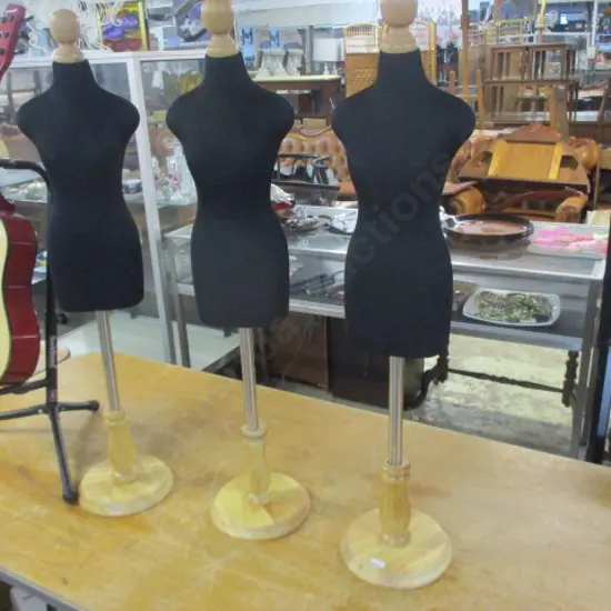 3 Jewellery Mannekins