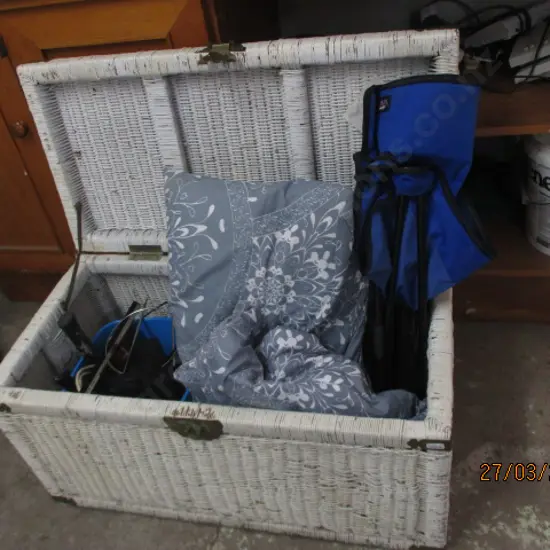 Cane Hamper and Contents