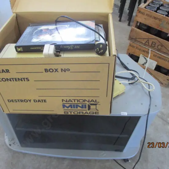 Cabinet Box and Contents