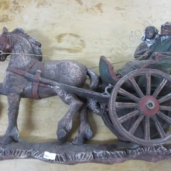 Plaque "Horse and Cart"