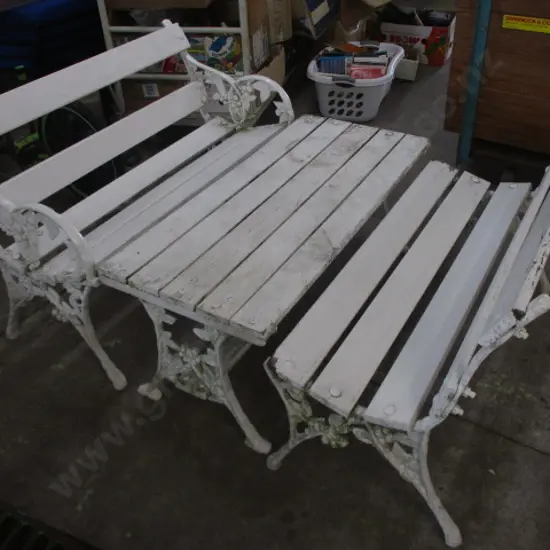 Garden Table and Benches