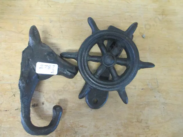 Cast Iron Knocker and Hook Image 1++