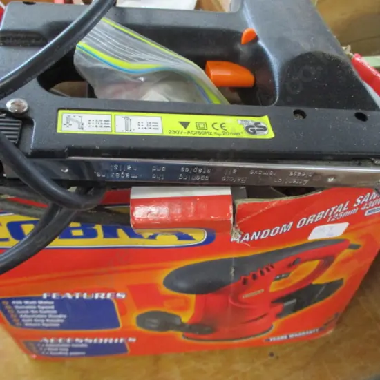 Stapler and Sander