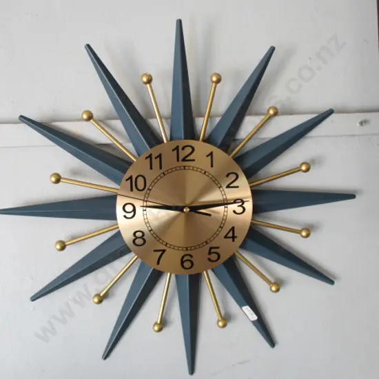 Sun Burst Clock