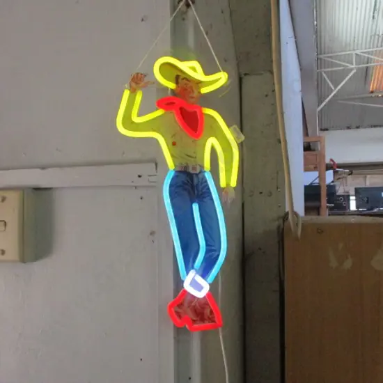 LED Neon Cowboy