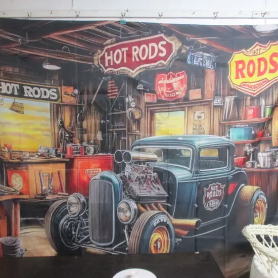 Large Hot Rod Banner