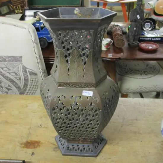 Large Inlay Vase