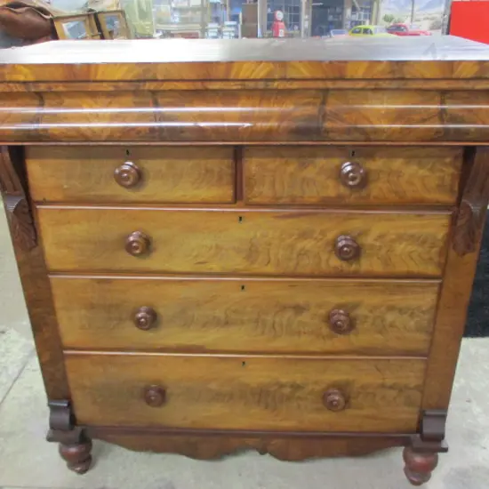 Antique Walnut Scotch Chest