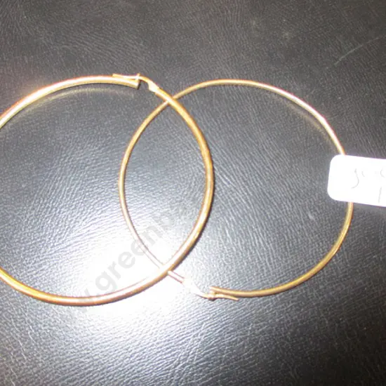 9ct Gold Hoop Earrings