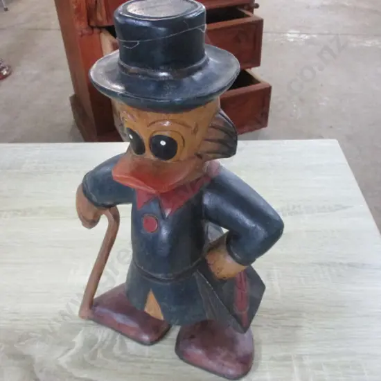 Carved Donald Duck