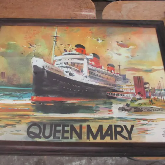 Queen Mary Framed Poster