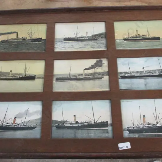 Framed Shipping Post Cards
