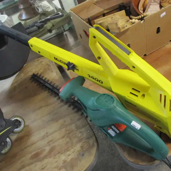Hedge Trimmer and Weedeater