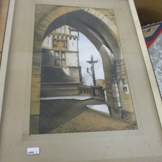 Painting P.Saldaigne 1940