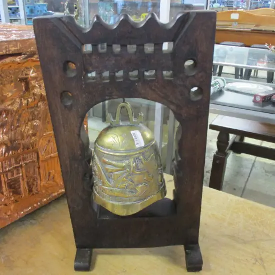 Brass Bell on Stand