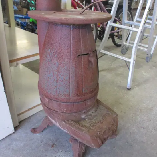 Cast Iron Pot Belly Stove