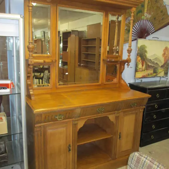 Kauri Mirror Backed Sideboard