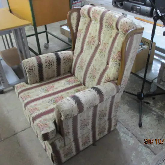 Mid Century Wing Back Chair