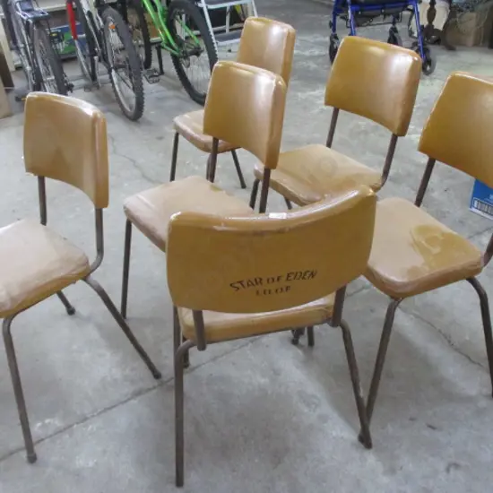 6 Stacking Chairs