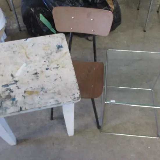 Chair and Tables