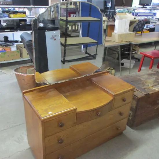 Oak Dressing Table