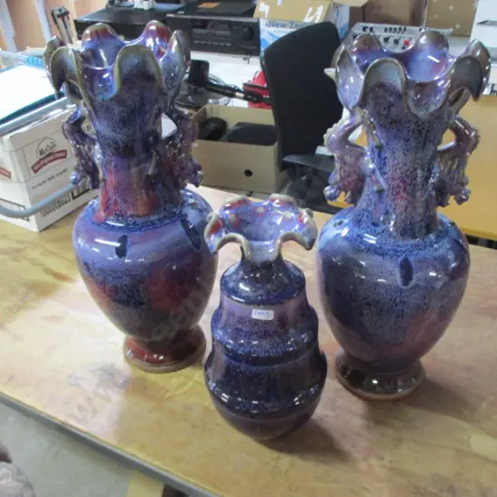 Set 3  Chinese Vases