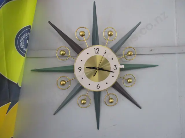 Sunburst Clock Image 1++