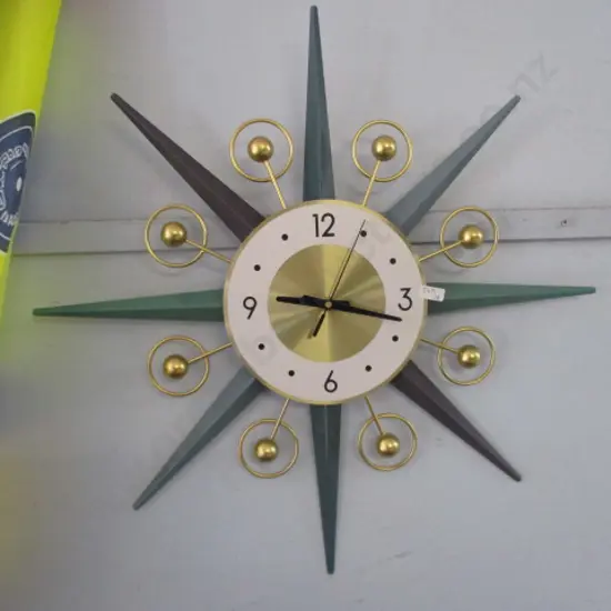 Sunburst Clock