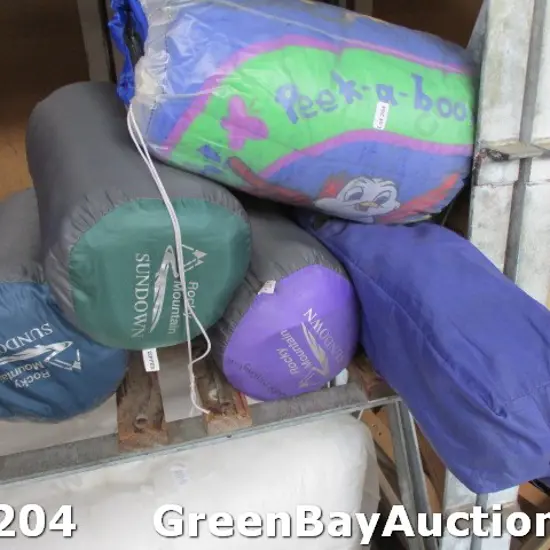 Sleeping Bags and Sun Shade