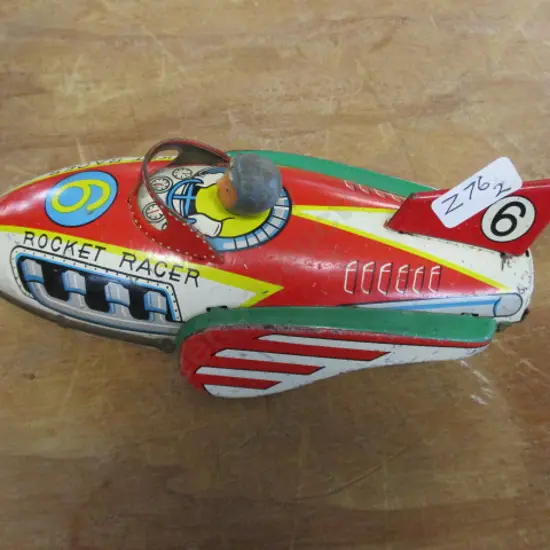 Tin Toy Rocket Racer