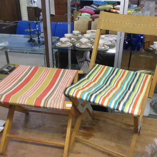 Camp Chair and Stool