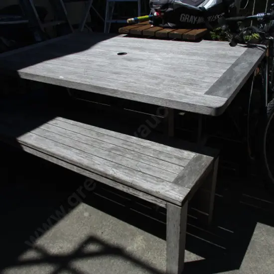 Patio Table and Bench