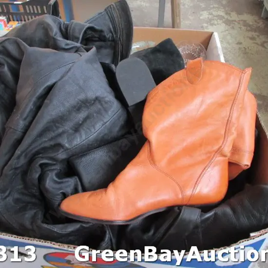 Leather Boots and Jacket