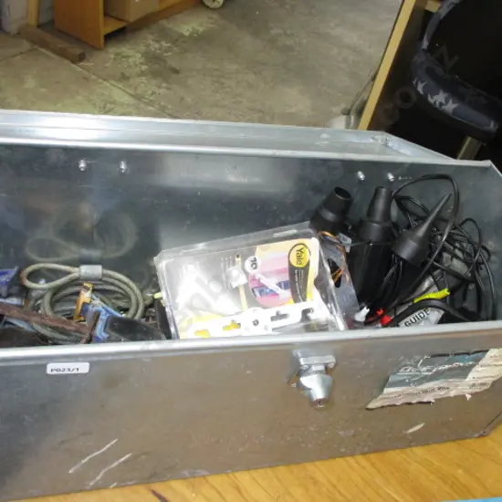 Metal Box and Contents