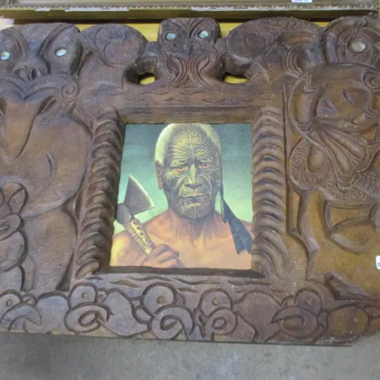 Mdf Carved Frame and Print