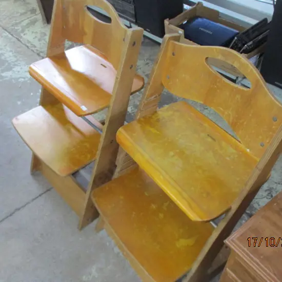 Pr Mid Century Stools