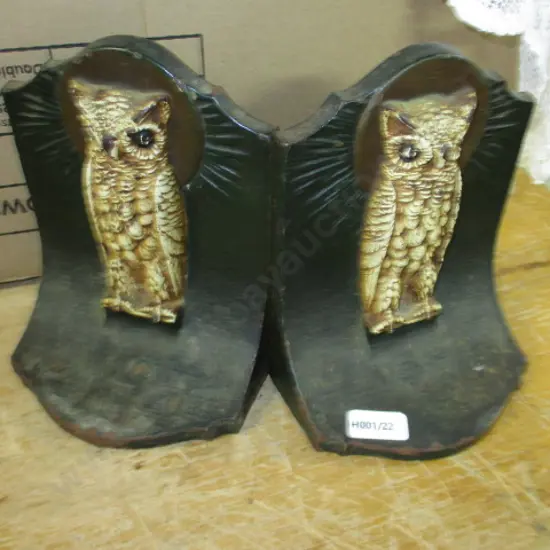 Pr Cast iron Bookends