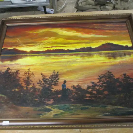 Framed Oil