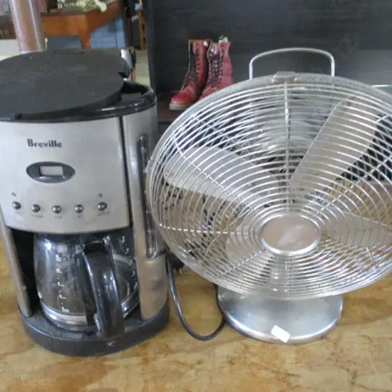 Fan and Coffee