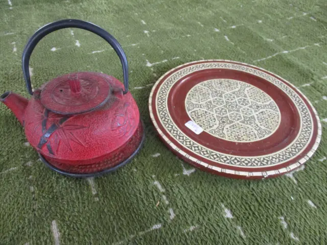 Teapot and Tray Image 1++