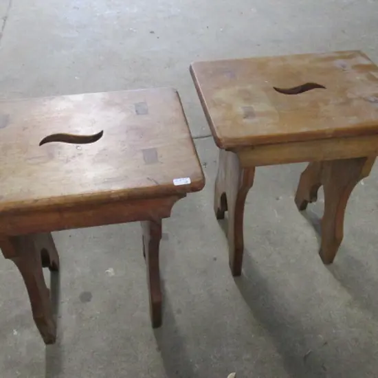 Pr Vintage Stools